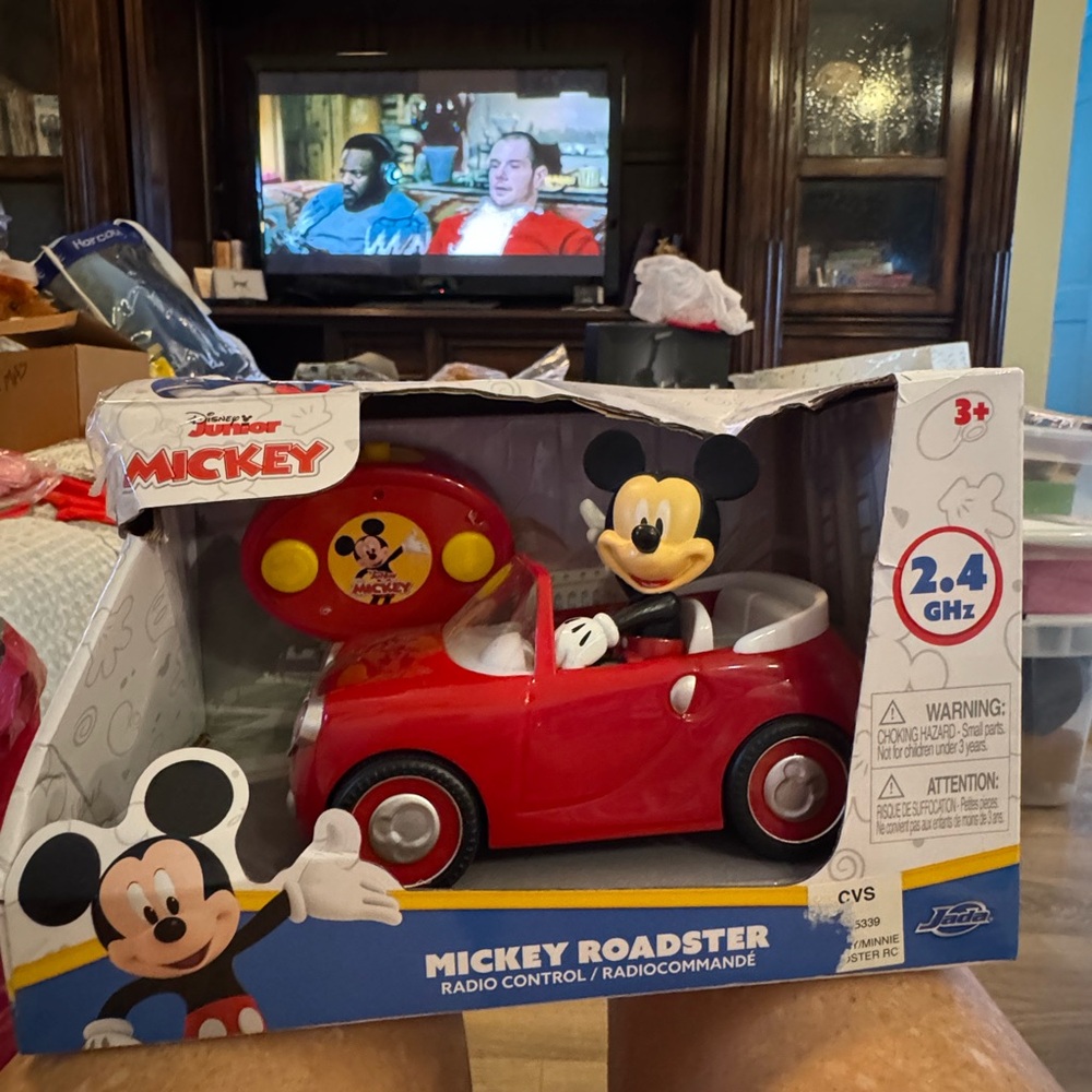 Disney Mickey Mouse Red Remote Control Car